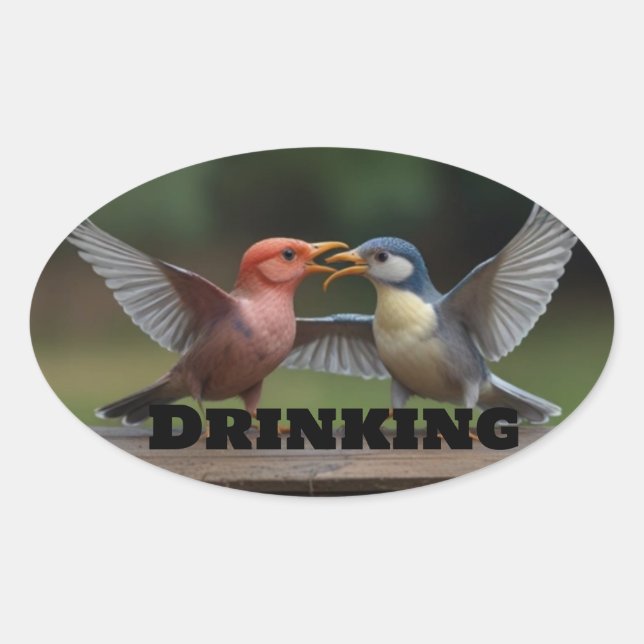  "Classic Round Stickers: Timeless Elegance for Ev Oval Sticker (Front)