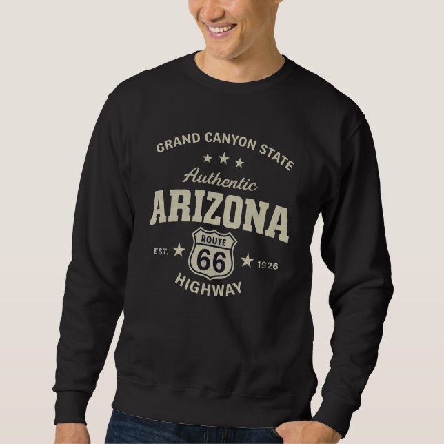 Classic Route 66 Arizona Graphic Sweatshirt (Front)