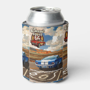 "Classic Route 66" Can Cooler