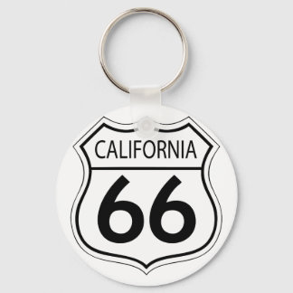 Classic Route 66 Keychain