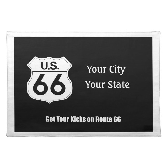 Classic Route 66 Placemat (Front)