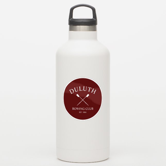 Classic Rowing Club Sticker (Waterbottle)
