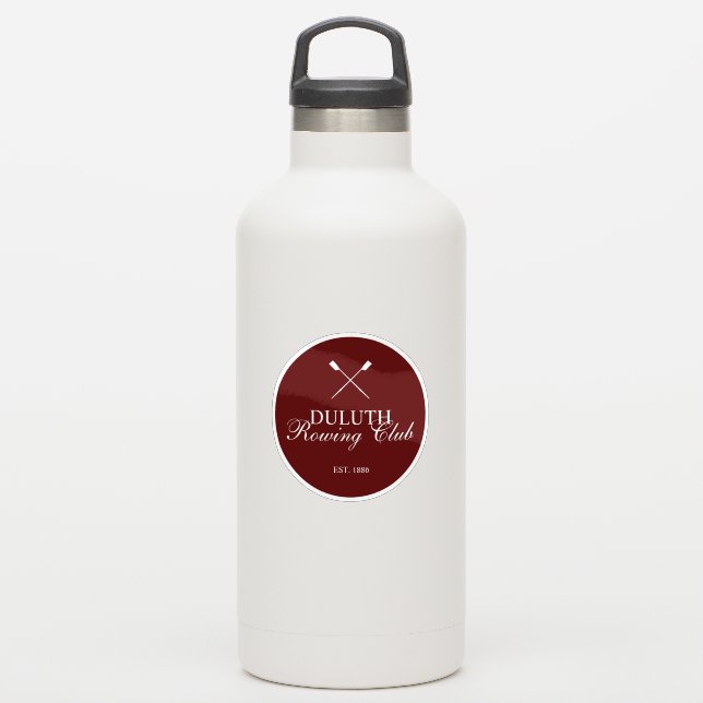 Classic Rowing Club Sticker (Waterbottle)
