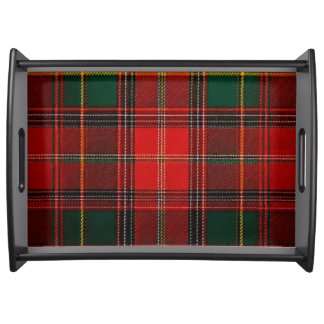 Classic Royal Stewart Tartan Plaid Serving Tray