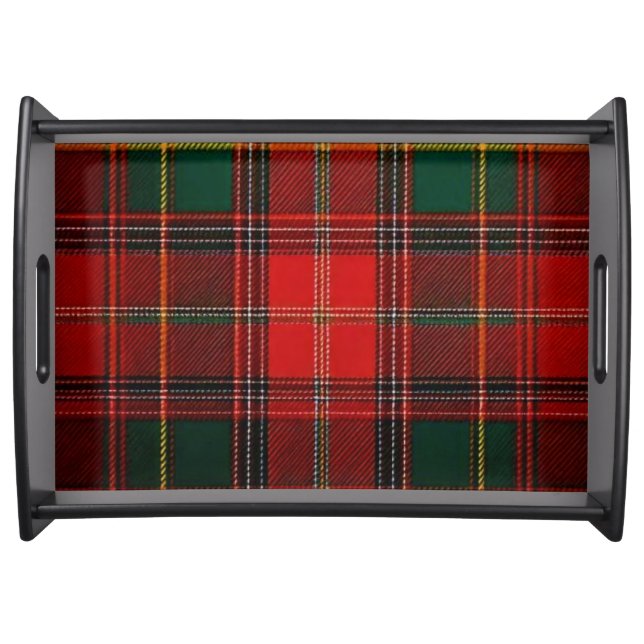 Classic Royal Stewart Tartan Plaid Serving Tray (Front)