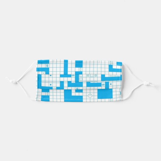 Classic RPG Map Face Mask (Front, Folded)