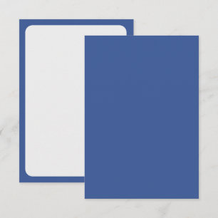 Classic RSVP Card in Blue & White – Customizable