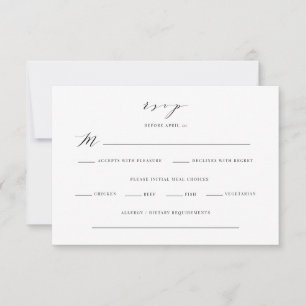 Classic RSVP Enclosure Card