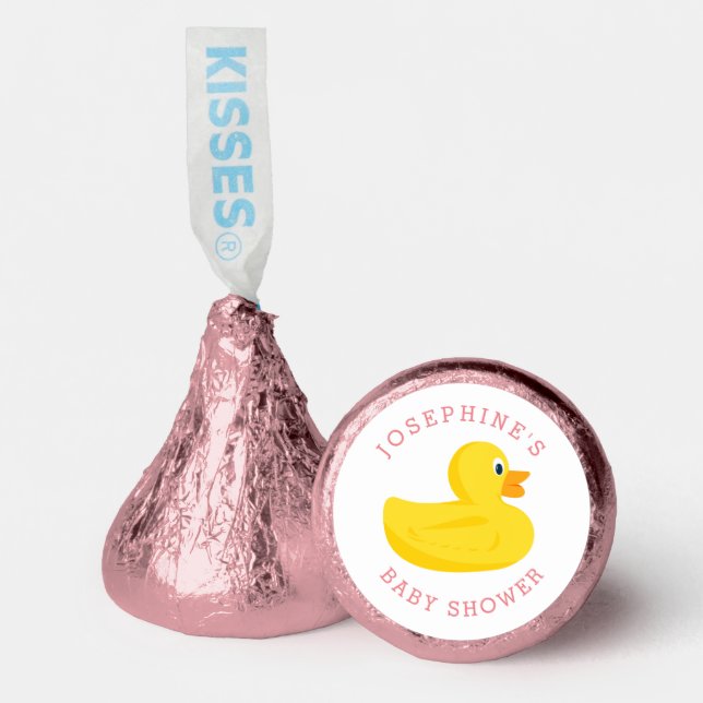Classic Rubber Duck Baby Shower Hershey®'s Kisses® (Front)