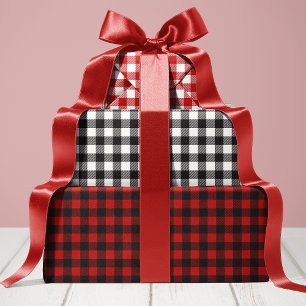 Classic Rustic Buffalo Plaid Wrapping Paper Sheets