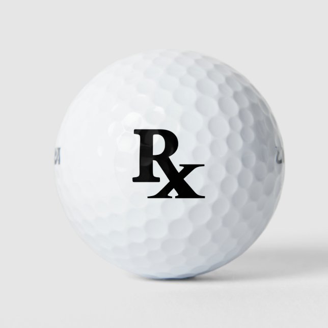 Classic Rx Pharmacy Icon print pharmacist gift Golf Balls (Front)