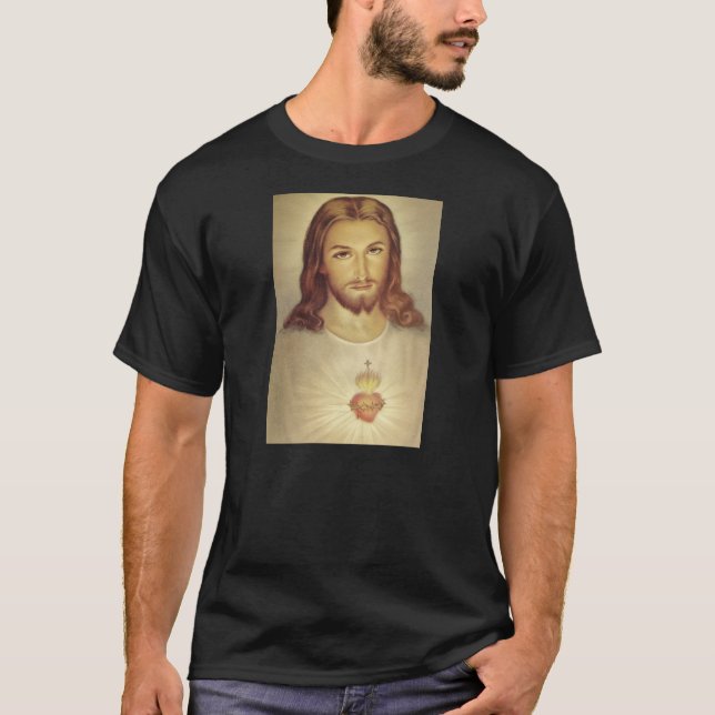Classic Sacred Heart of Jesus T-Shirt (Front)