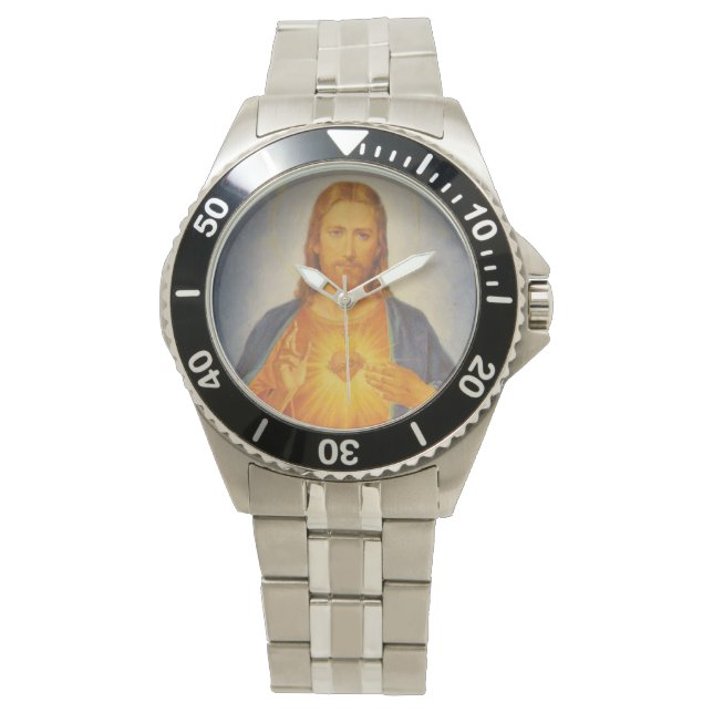 Classic Sacred Heart of Jesus Watch (Front)