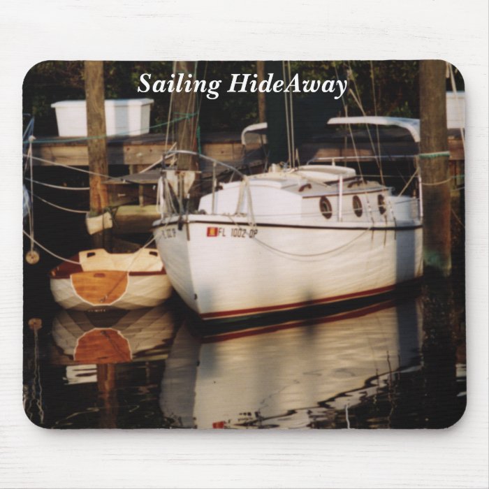 Classic Sailboat with Dink Mouse Pad