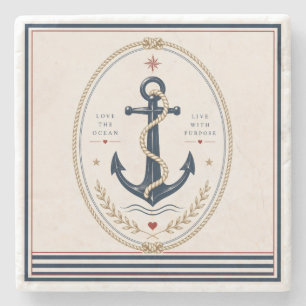 Classic Sailorcore Nautical Coaster