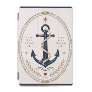 Classic Sailorcore Nautical iPad Cover