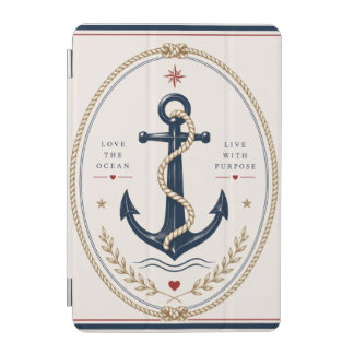 Classic Sailorcore Nautical iPad Cover