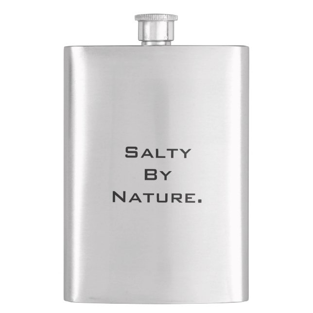 Classic "SaltyByNature" Flask (Front)