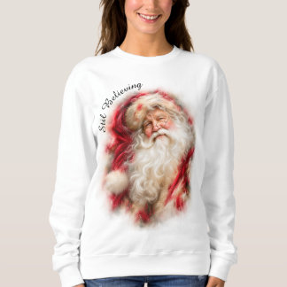 Classic Santa Christmas Vintage Holiday Sweatshirt