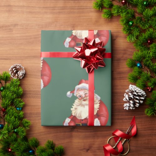 Classic Santa christmas Wrapping Paper