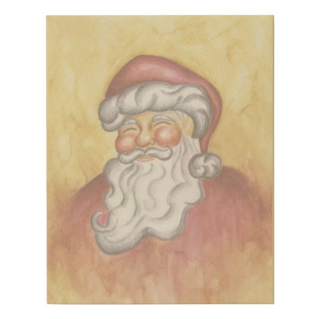 Classic Santa Claus Christmas Wall Art (Front)