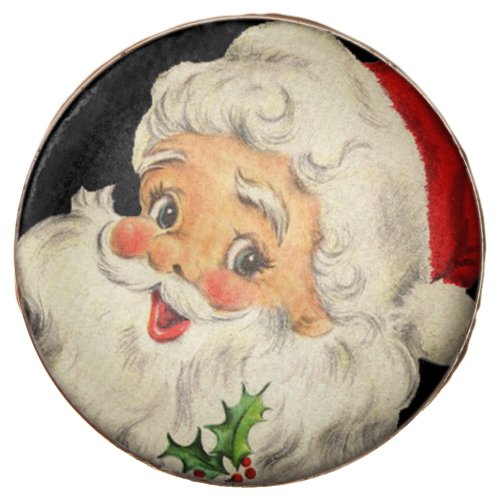 Classic Santa Claus Face on Chocolate Dipped Oreos
