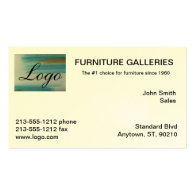 Classic Santa Fe Logo Business Cards