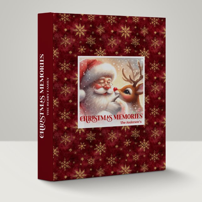 Classic Santa Rudolph Festive Xmas Album Binder (Classic Santa Rudolph Festive Xmas Album Binder)