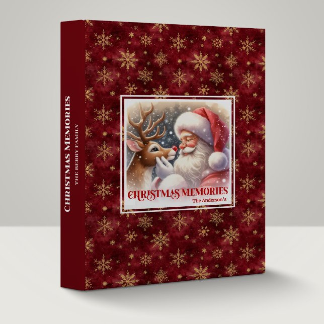 Classic Santa Rudolph Xmas Memory Album Binder (Classic Santa Rudolph Xmas Memory Album Binder)