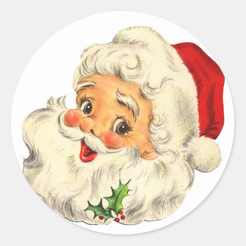 Classic Santa Stickers _ Beautiful