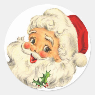 Classic Santa Stickers - Beautiful