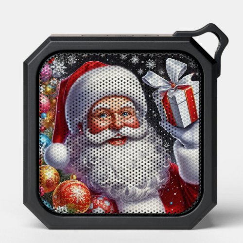 Classic Santa with present  ornaments Bluetooth Speaker