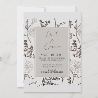 Classic Save the Date Invitation