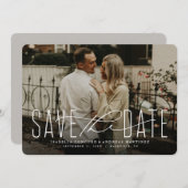 Classic save the date photo card (Front/Back)