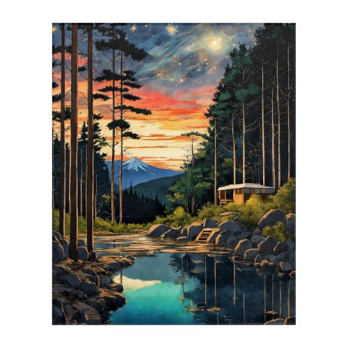 Classic Scenery Acrylic Wall Art By Famille Royale
