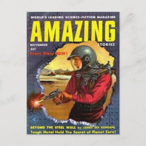Classic science fiction 1 postcard