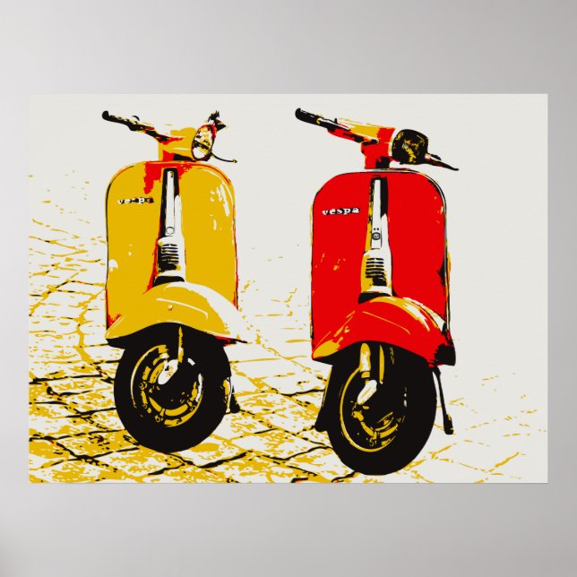 Classic Scooter Poster (Front)
