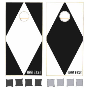 Classic Score parallelogram Party Game Black White