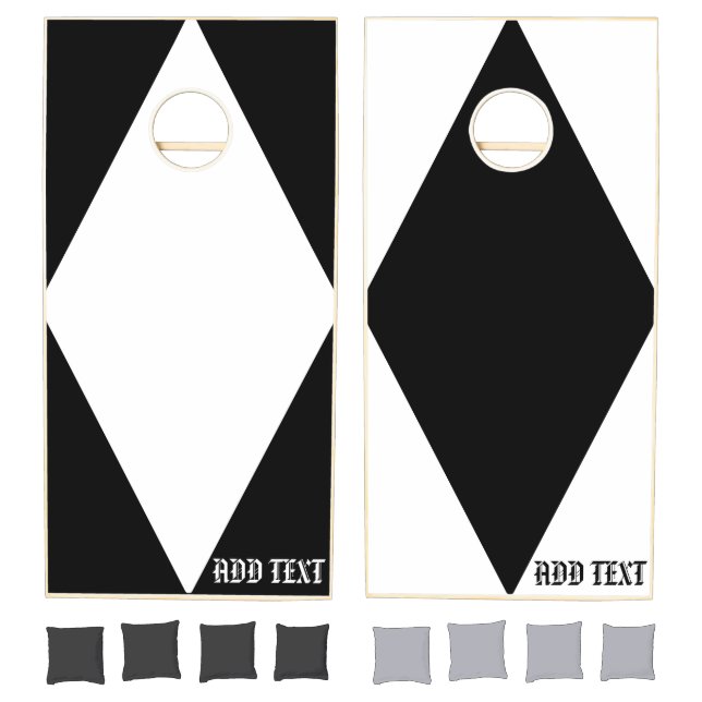 Classic Score parallelogram Party Game Black White (Set)