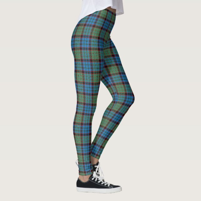 Classic Scottish Clan MacNicol Hunting Tartan Leggings (Right)