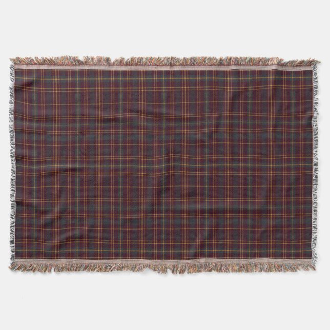 Classic Scottish Pattern Throw Blanket (Front)