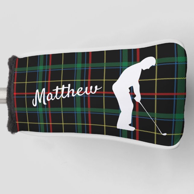 Classic Scottish Tartan Golf Putter Cover (Front)