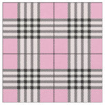 Classic Scottish Tartan Pattern Pink Fabric