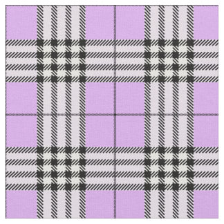 Classic Scottish Tartan Pattern Purple Fabric
