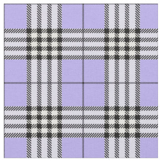 Classic Scottish Tartan Pattern Violet Fabric