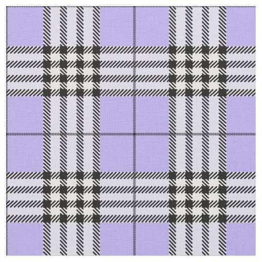 Classic Scottish Tartan Pattern Violet Fabric