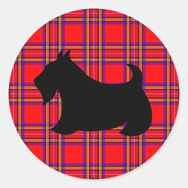 Classic Scotty Dog Scottish Terrier Sticker (Front)