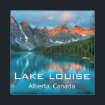 classic script,alberta canada ,lake louise,photo magnet<br><div class="desc">alberta canada , lake louise, photo
classic script
great gift for canada lovers.</div>