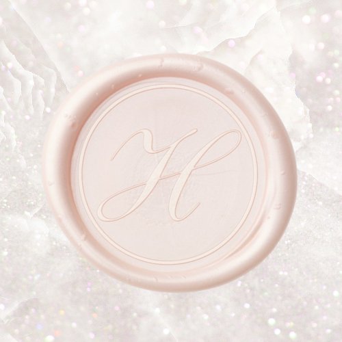 Classic Script Monogram Wax Seal Sticker