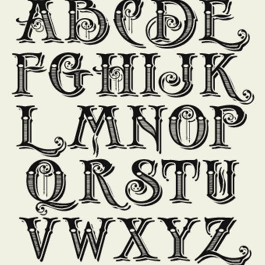 Classic Script Personalized Pint Glass (Font)